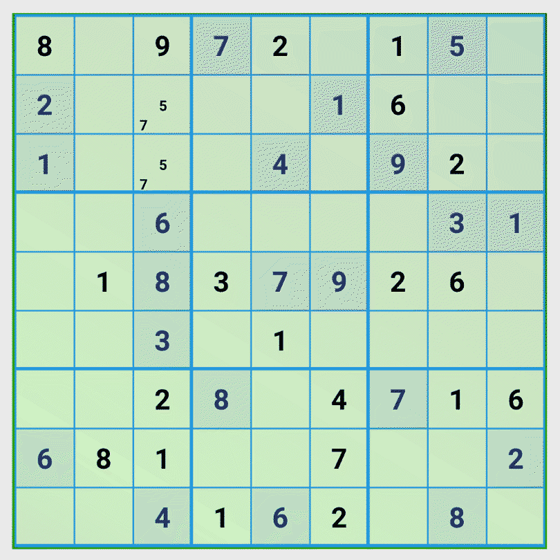 Solving sudoku using tip 4